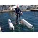 Custom Size Inflatable Banana Boat Floating Water Bike Buoy