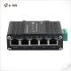 Mini Industrial 4-Port 10/100/1000BASE-T 802.3at PoE + 1-Port 10/100/1000T Ethernet Switch Special Offer