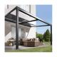 6mm 8mm Outdoor Metal Storage Shed / Aluminium Garden Pergola With Powder Coated