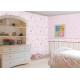 Comfortable Childrens Pink Wallpaper , Little Girls Bedroom Wallpaper