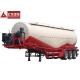28000kgs Dry Bulk Trailer Pressure Resistant ,  Cement Tanker Trailer Superior Balanced