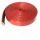 Silicone Rubber Coated E Grade Fiberglass Fireproof Hose Sleeve Fire Resistance