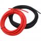 Black / Red Hybrid System Solar PV Cable With XLPO Outer Sheath