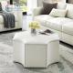 BB2014 Fashionable Design Sense Home Furniture Stool Bed Bench Modern Pure White Leather Ottoman