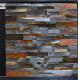 Moisture Resistant Slate Culture Stone Wall Decor Rust And Black Mixed Color
