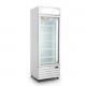 Upright Glass Door Freezer Supermarket 400L Single Door Ice Cream Display Freezer