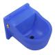 Blue PP Plastic Livestock Water Bowl for Cow Cattle - Durable Design for Cattle/Horses/Sheep