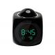 7.5*7.5cm Multifunction Vibe LCD Talking Projection Alarm Clock Time & Temp Display Calendar/Temperature/Time Display