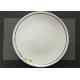 Ceramic Round Plate With Logo Porcelain Dinnerware Sets Dia. 25cm Weight 744g