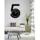 25A018 Personalized 25 *25 cm Home Decoration Five Wall Sticker Clock