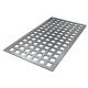 CNC Galvanized Square Hole Punch Sheet Metal 0.5-2.5mm Thick 1.22x2.44m Panel Size