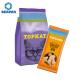Customized Flat Bottom Bag Resealable k Pet Food Bags