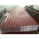 PE Surface Protection Corrugated Galvanized Steel Sheet 26 Gauge 508mm Coil ID
