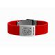 OEM Accept Laser Engraved Silicone Wristbands Size 220*18*2mm For Sport