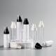 2oz Clear Fine Mist Pump Spray Bottle For Cleaning PET Refillable Plastic Mist Sprayer