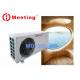 High Temperature Side Blowing Air Water Heat Pump For High Temperature Bubble Pool Machine
