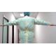 Visitor Isolation Ppe Aami Level2 Protective Hospital Gowns Disposable Gown with Elastic Cuff