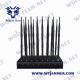 CDMA 35W Remote Control Signal Jammer GPS Lojack 16 Antennas