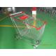 180 Liter Supermarket Shopping Trolley German Style With Base Grid