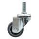 Furniture Soft Rubber Silent TPR Caster Wheels 2 Inch With Bearing