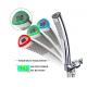 JK-2600 LED Thermometer Handheld Shower Heads Water Powered Light to Display