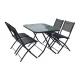 Aluminum Frame Garden Folding Table And Chairs Rustproof For Event