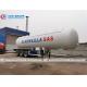 54M3 SA516GR70 Tank Semi Trailer For LPG Transport