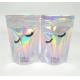 1g Holographic Stand Up Pouch ODM Printed ziplockk Aluminum Foil Bag