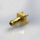 OEM Brass 1mm RF Coaxial Connector With .009 Pin 110 GHz For Mixed Tech PCB
