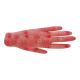 Red Flower Cotton Cosmetic Gloves No Fluorescent Brightener For Night Sleep