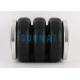 Rubber Modified 3S70-13F Suspension Air Spring 206mm Height Triple Convolutions Air Lift Bag