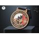 Customised 3D Relief Soft Enamel Metal Award Medals Antique Copper Plating With Black Woven Ribbon Championnat Medailles