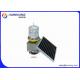 Aluminium Base Solar Aviation Obstruction Light with Anti UV PC Lens