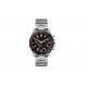 Solid Band 316L Stainless Steel Watches ,  Black Face Watch PVD Plating