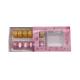 Beautiful 12 pcs Paper Macaron Packaging Box with Transparent Window & 12 Plastic Inner Tray