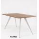 Hot sale white colour Modern simple dinner table (YADT02)