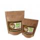 Resealable Zipper Stand Up Packaging Custom Design Logo Printing Brown Kraft Paper Spice Bags