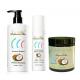Coconut Shampoo Nourishing Sheen Spray Hair Mask Repair Anti Frizz Smooth Brighten
