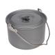Portable Style Outdoor Camping Cookware Set Non-Stick Aluminum Picnic Hanging Cooking Pot
