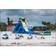 Outdoor Commercial Giant Adults Inflatable Hippo Water Slide For Beach With Blower