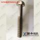 Monel400 hex bolt full threaded  UNS N04400 2.4360 copper nickle alloy