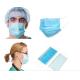 3 Ply PP Non Woven Blue White Disposable Earloop Face Mask Non Medical Use