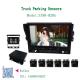 SINH-828A Truck/bus/car parking sensor system with HD camera, 7inch LCD monitor,0.4-5m sensor detection