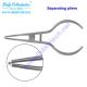 Separating pliers of ortho pliers from dental equipment manufacturers