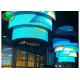 P10  flexible led screen on rent led mesh flexible curtain screen outdoor