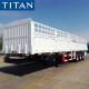 Flatbed trailer with removable sides fence semi trailer for sale