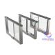 304 SS Speed Gate Turnstile With Face Recognition Thermal Camera