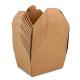 Takeaway Kraft Food Container Paper Box For Salad Fruit Lunch FSC Certificate