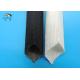 Braided High Temperature Fiberglass Sleeving , Electric Cable Protection Sleeve