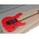 Factory Custom Red Body Electric Guitar with Floyd Rose,HSH Pickups,Black Dots Fret Inlay,Black Hardwares